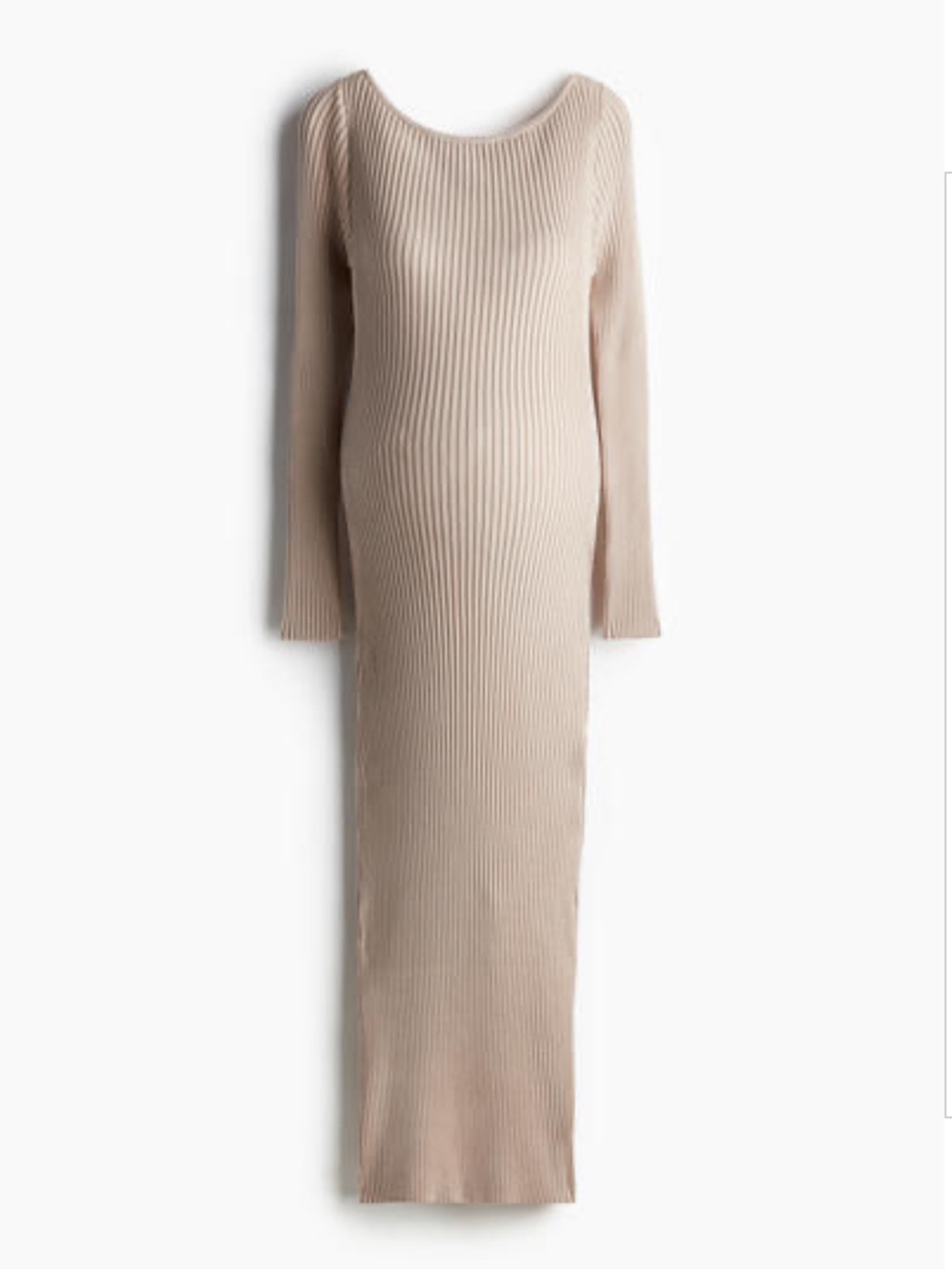 H&M Mama boat-neck bodycon dress - Maternity